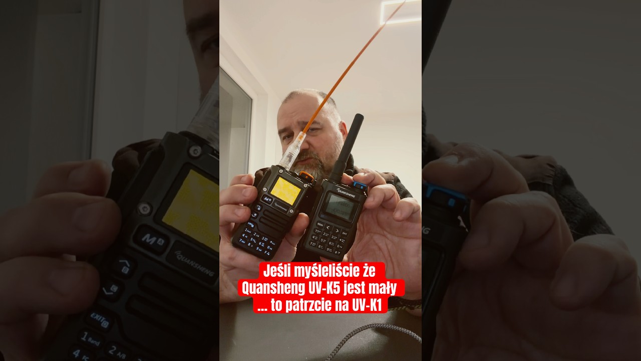 Jeśli myśleliście że Quansheng UV-K5 jest mały &hellip; to patrzcie na UV-K1