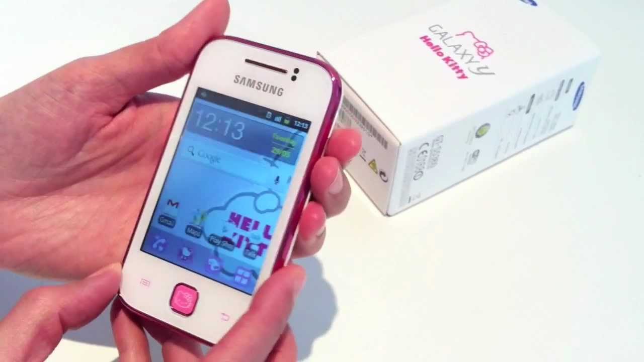 Latest Samsung Galaxy Y Hello Kitty unboxing!