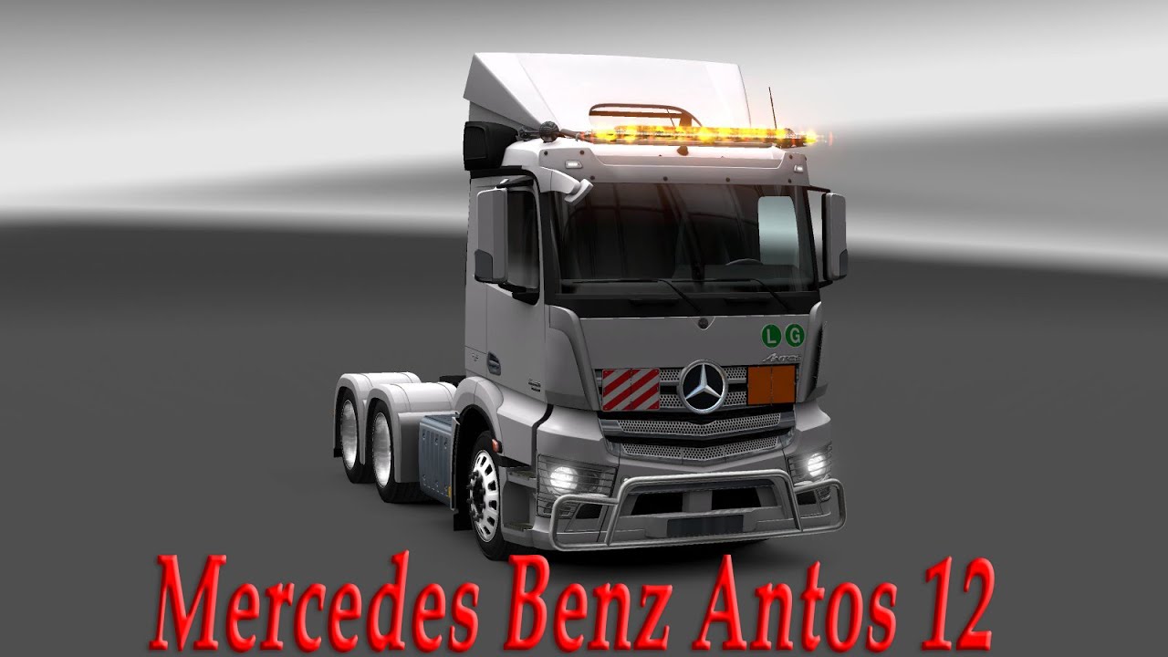 Euro Truck Simulator 2 обзор мода ( Mercedes Benz Antos 12 )