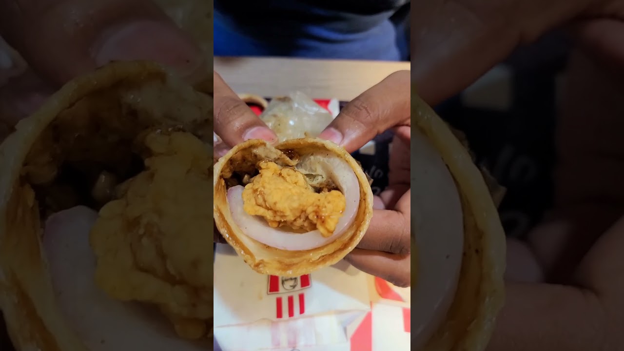 KFC Zingeratha | KFC Zinger Paratha Roll #shorts #ytshorts
