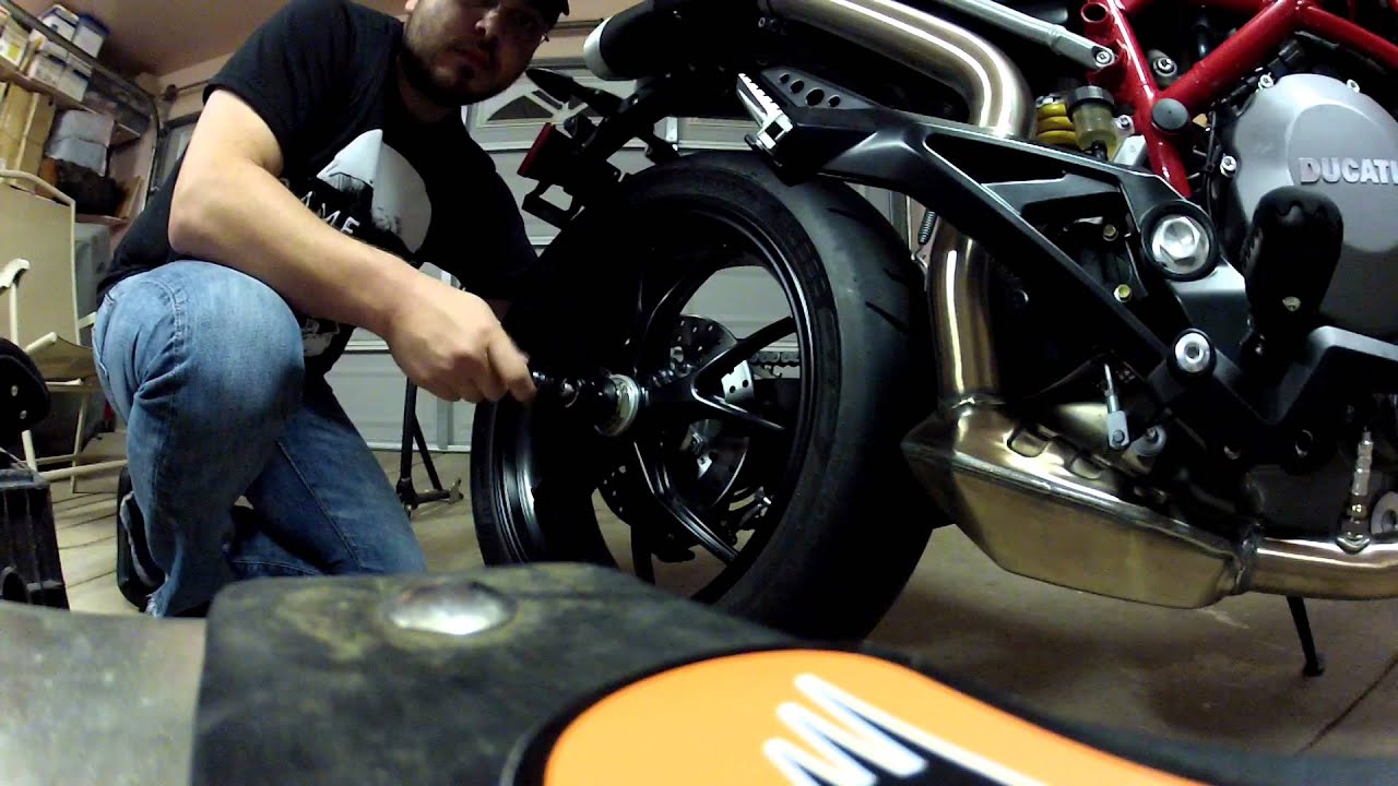 SpeedyMoto Rear Axle Sliders for Hypermotard 796