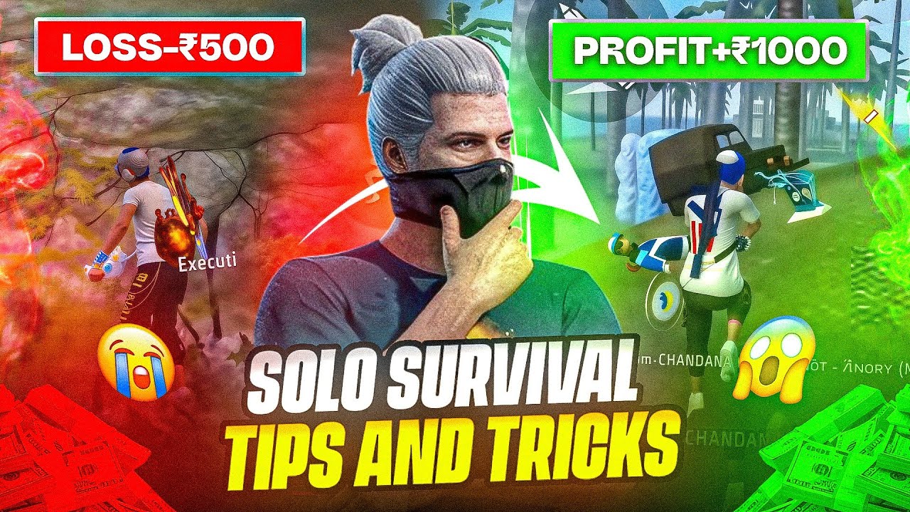 SOLO SURVIVAL TOURNAMENT TIPS & TRICK 🔥☠️ | FREE FIRE SOLO TOURNAMENT FULL GAMEPLAY 😱
