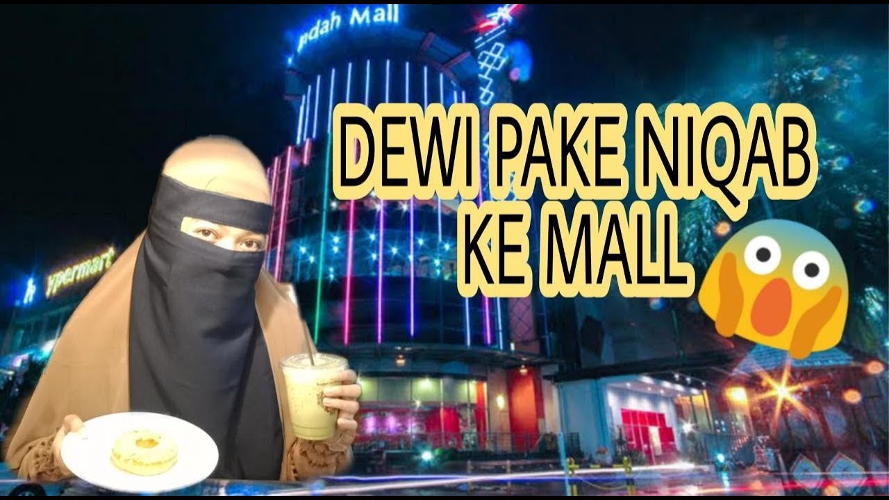 JALAN-JALAN, MAKAN & MINUM PAKE NIQAB #CADAR DI MALL