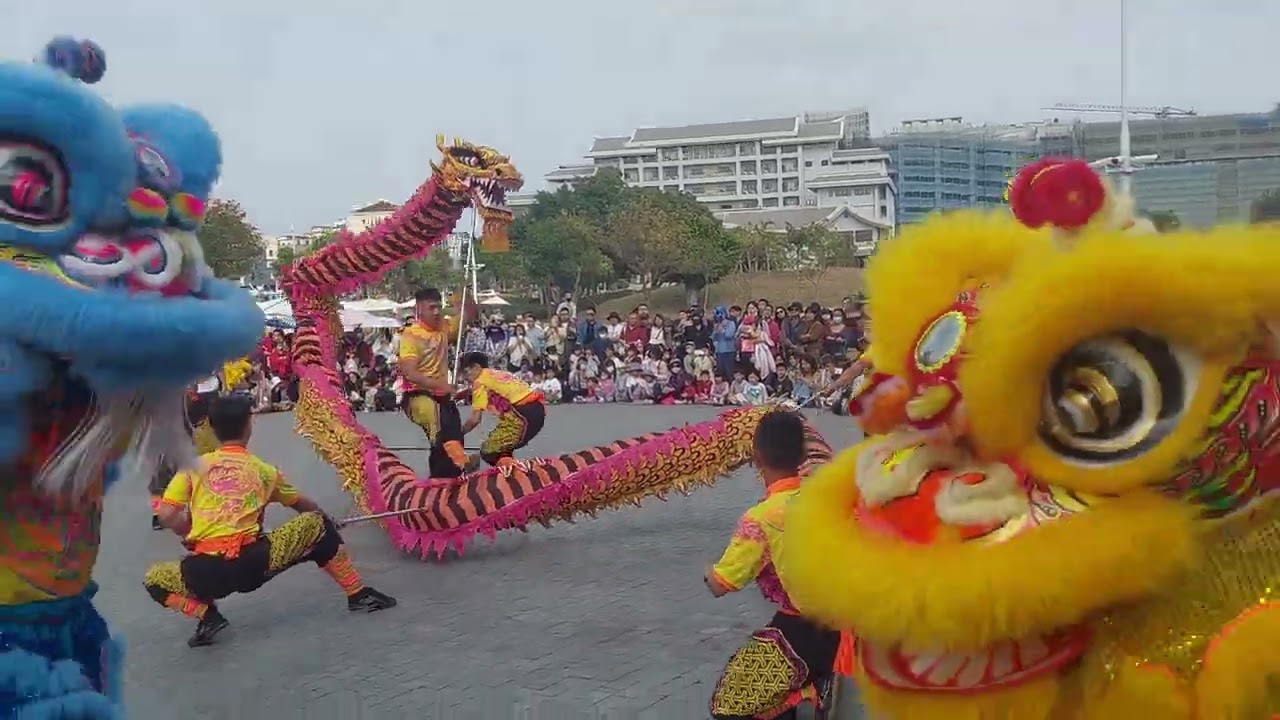 2026／2／19～115年（星期四）天德歲次丙午年農曆（大年初三日）～高雄衛武營新春相揪來逗熱鬧～下午時段免費入場（北廣場）～高雄兩廣龍獅戰鼓團～醒獅祥龍獻瑞賀新春～精湛演出搏得滿堂彩！