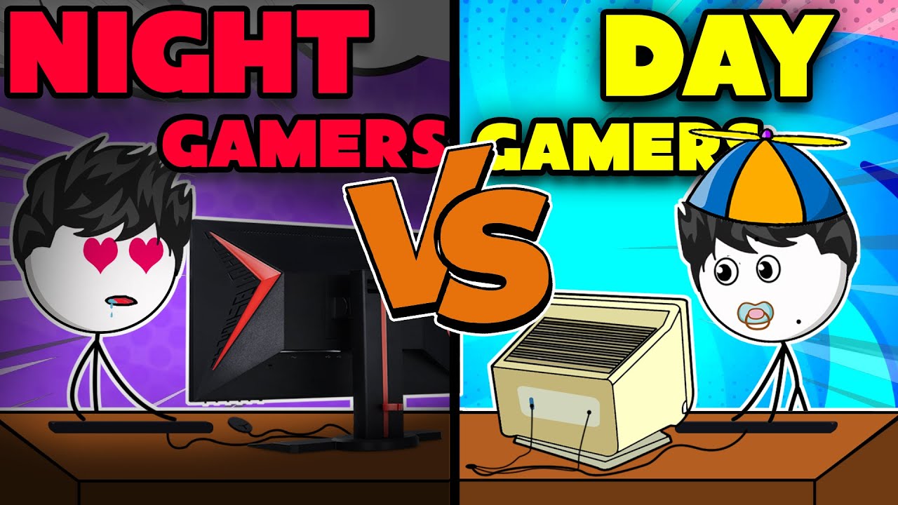 Night Gamers VS Day Gamers
