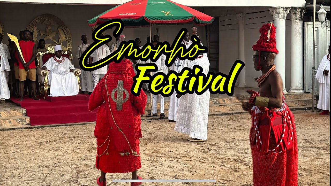 Emorho festival at the OBA of Benin’s palace🤯