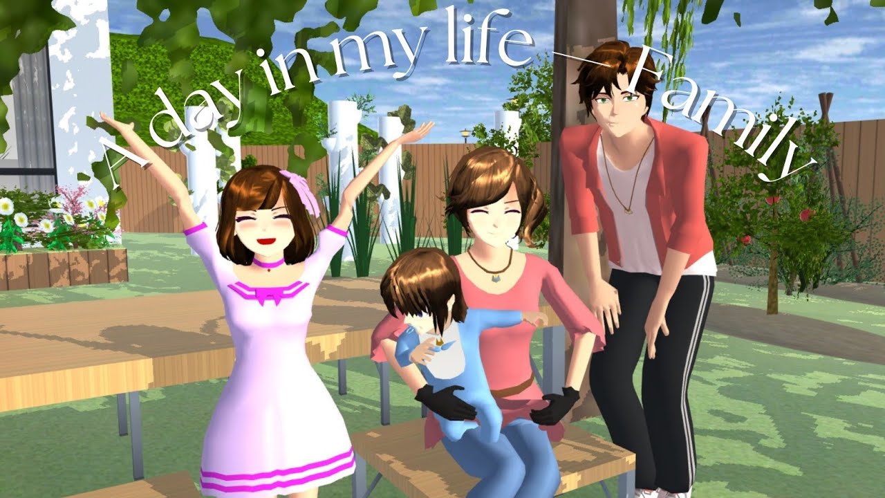 A Day In My Life — Family Routine || SAKURA SCHOOL SIMULATOR