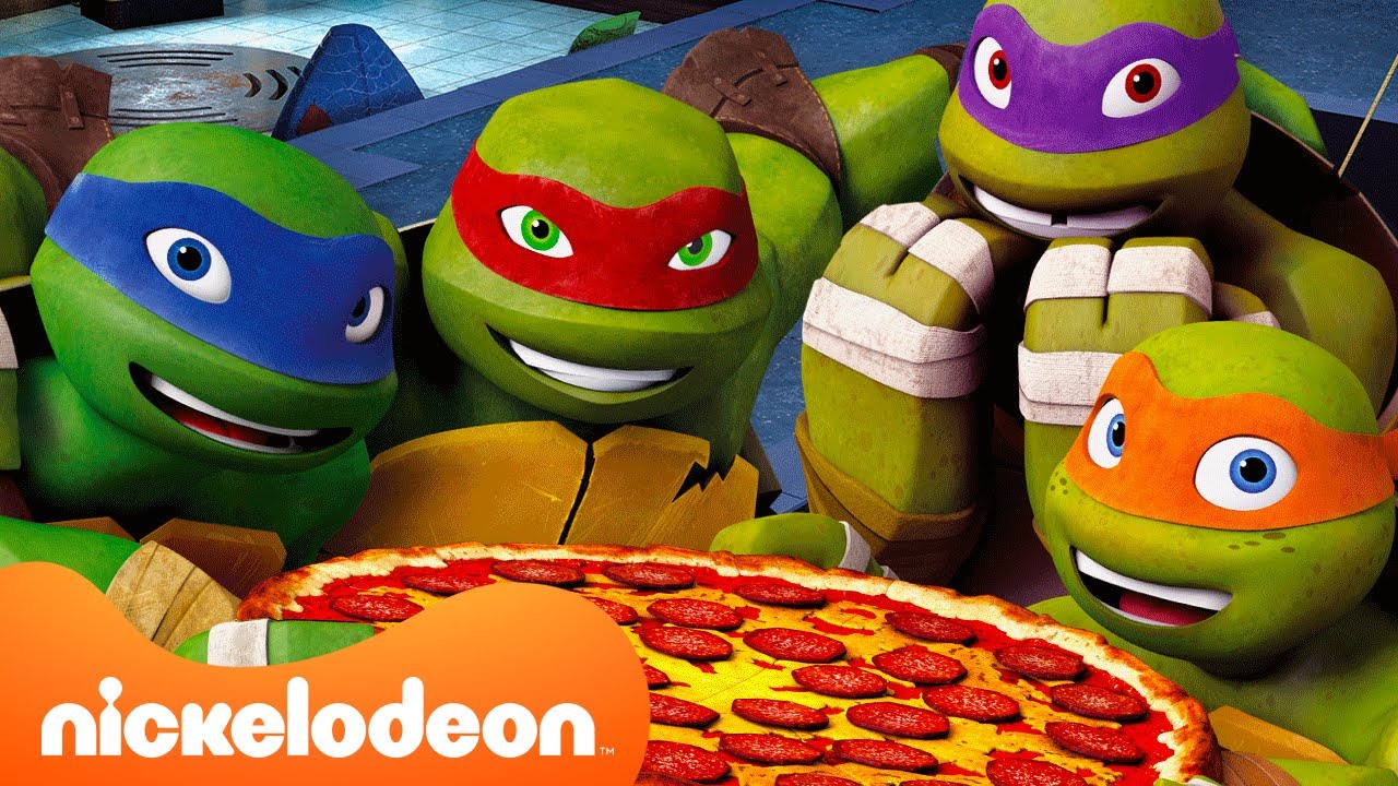 TMNT: Teenage Mutant Ninja Turtles | Ogni volta che le Tartarughe mangiano 🍴 | 1 ora | Nickelodeon