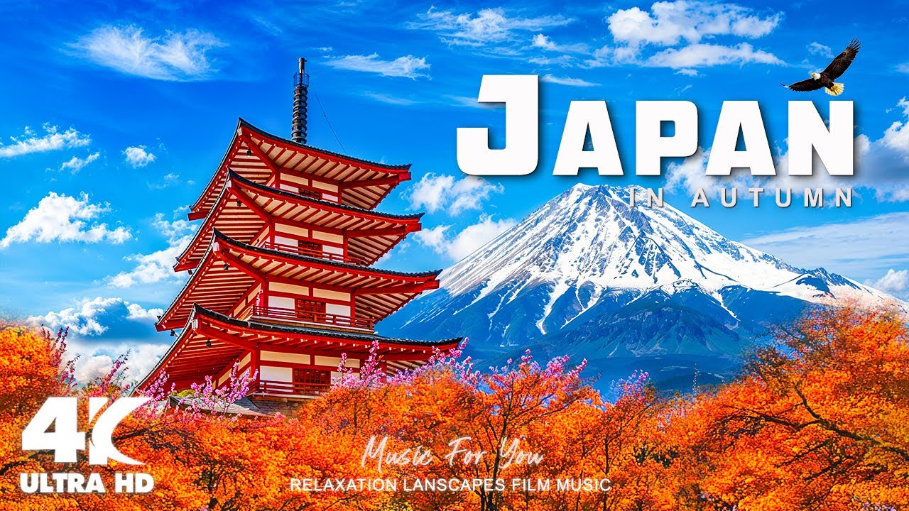 Japan Autumn 4K 🍁 Exploring Stunning Autumn in Japan, Scenic Relaxation Film - Autumn 4K