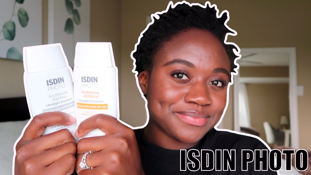 ISDIN PHOTO ERYFOTONA AGELESS & ACTINICA SUNSCREEN | IS IT DARK SKIN & OILY GIRL FRIENDLY??
