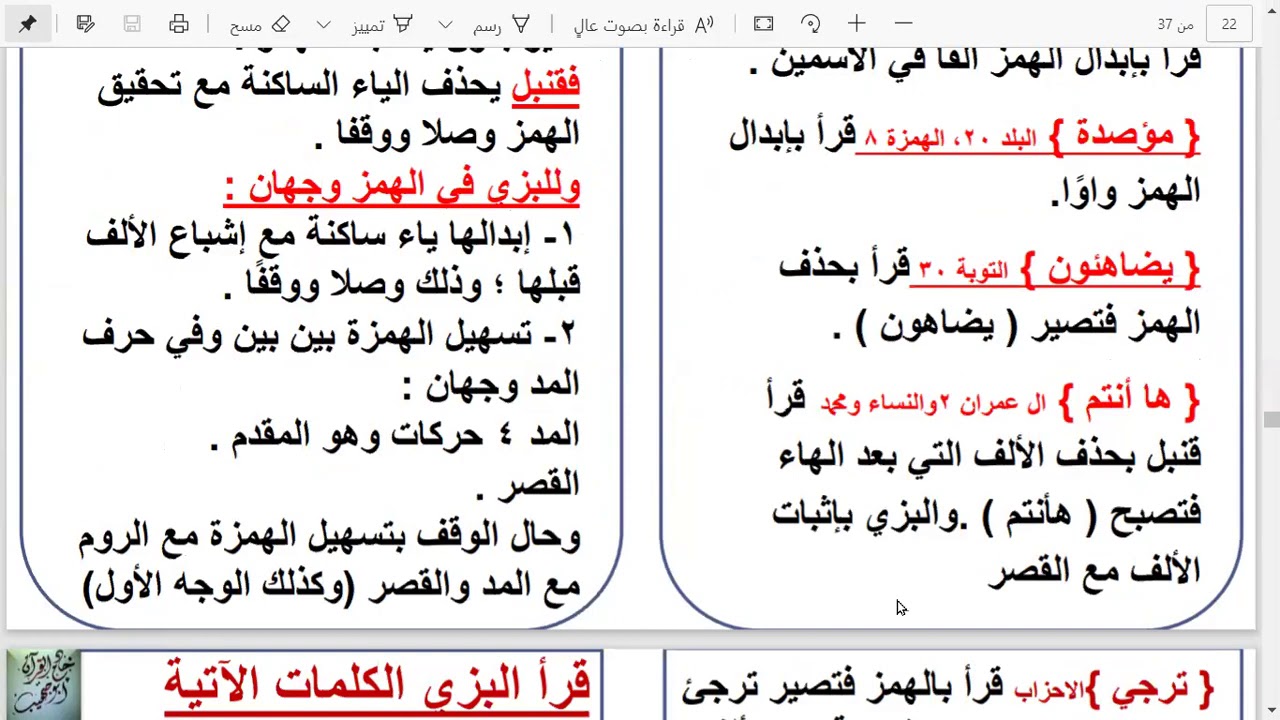 الهمز المفرد عند ابن كثير المكي