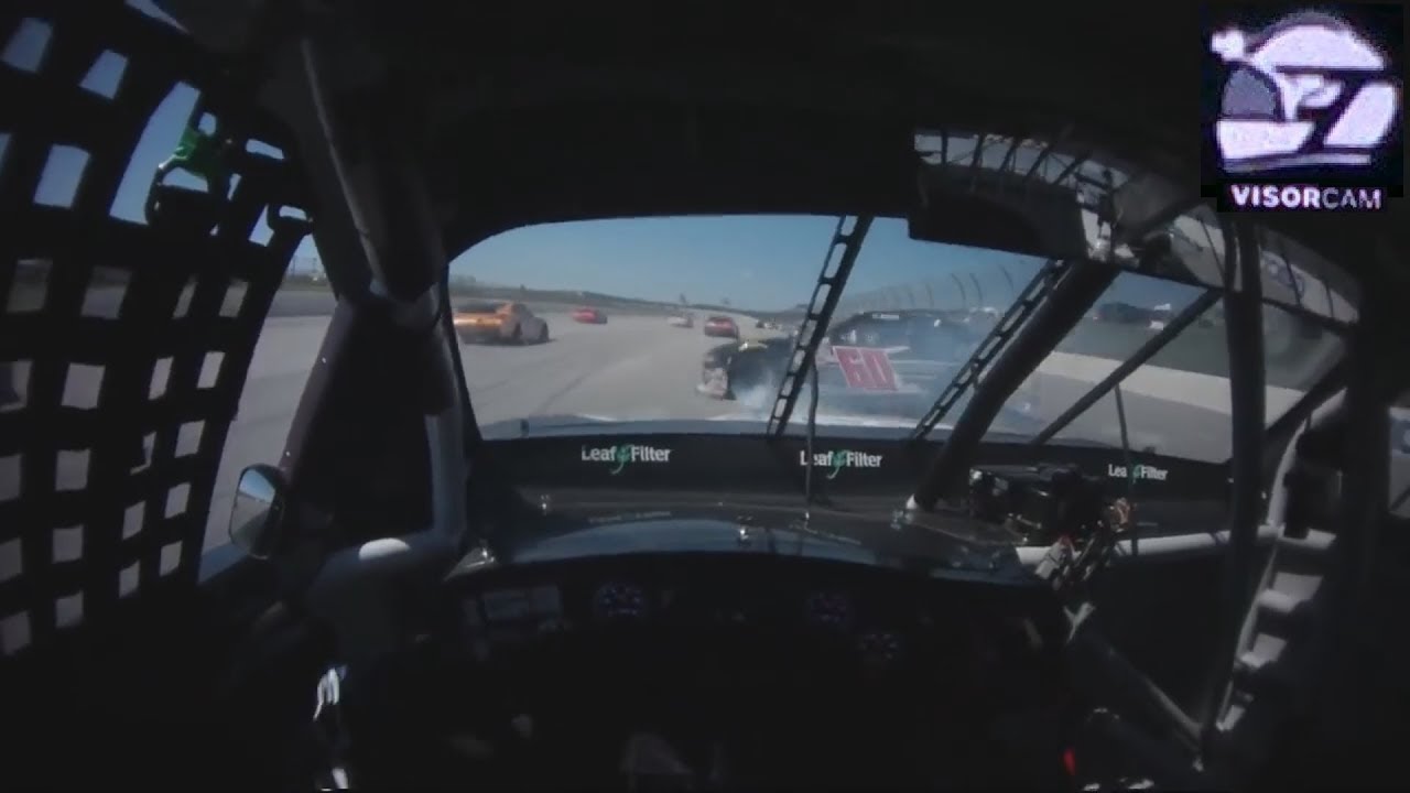 NASCAR's Wildest Helmet Cam First Person Crashes