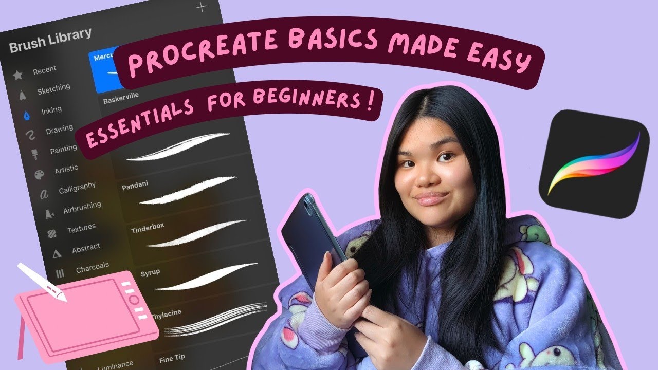 Procreate Tips for Beginners | Easy Tools & Tricks for Drawing & Sticker Design
