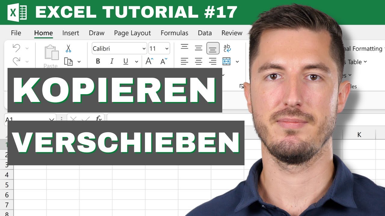 Daten verschieben und kopieren in Microsoft Excel | Inklusive Tastaturkürzeln  - Excel Tutorial #17