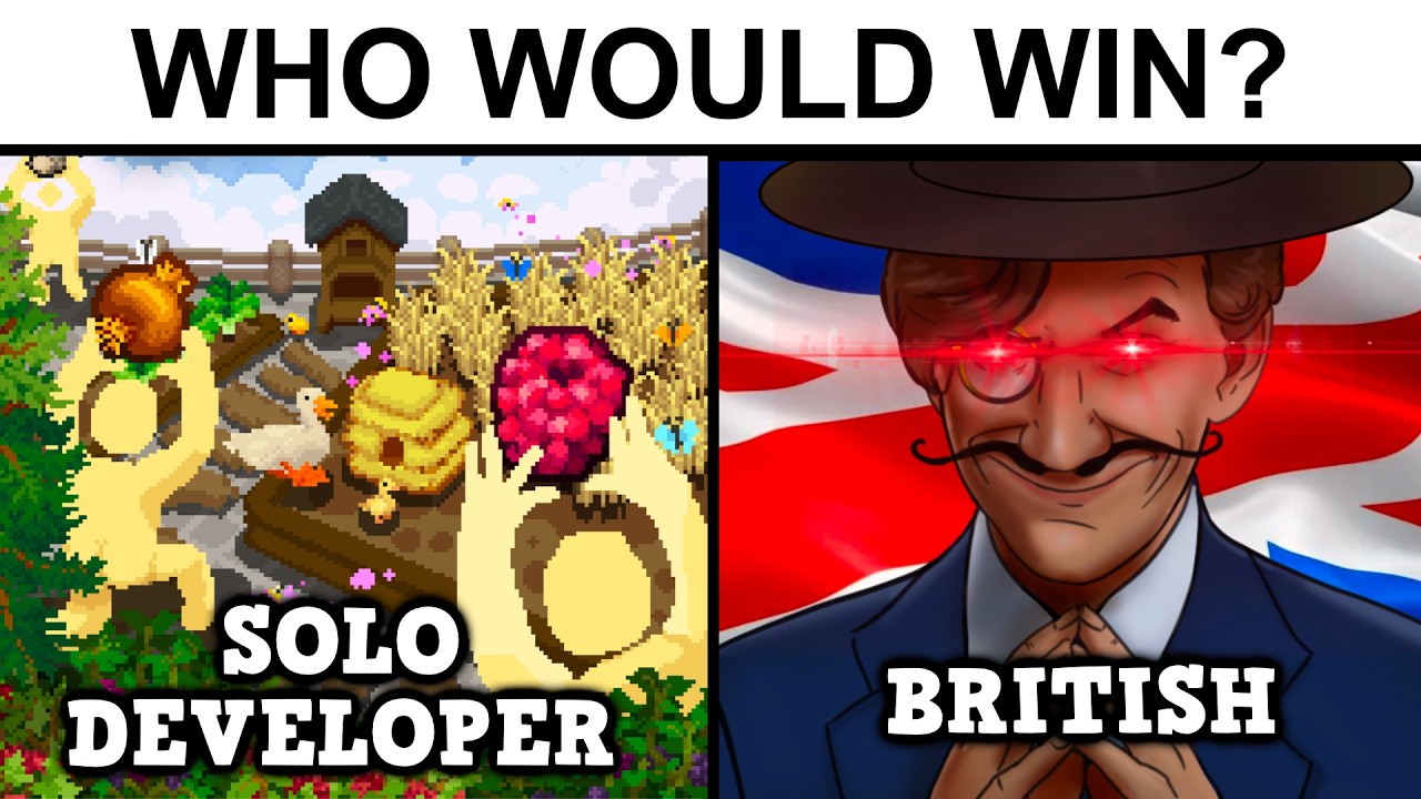 Game Developer VS 𝔹ℝ𝕀𝕋𝕀𝕊ℍ - Tiny Terraces A PERFECTLY BALANCED GAME WITH NO EXPLOITS