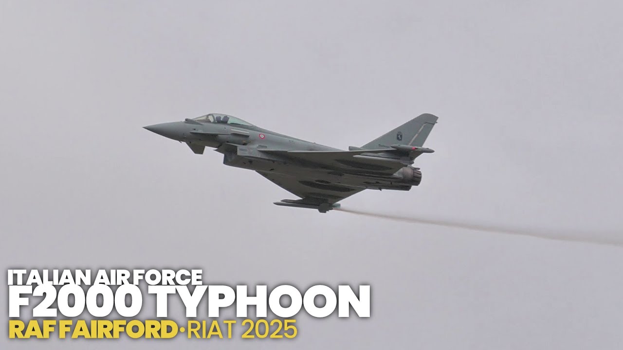Eurofighter F2000 Typhoon - Italian Air Force • RIAT 2025
