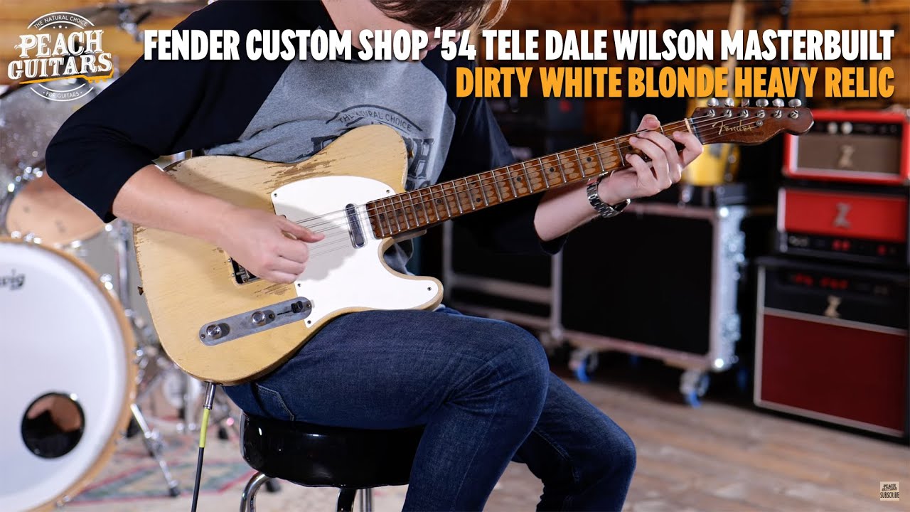 No Talking...Just Tones | Fender Custom Shop '54 Tele Dale Wilson Masterbuilt Dirty White Blonde