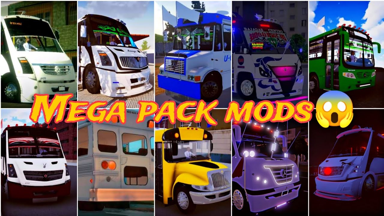 SPECIAL😱‼️ MEGA NAVIDAD [10] PACK MODS 🤯 GENIALES TREMENDOS🔥🤑PARA PROTON😝 BUS SIMULATOR DESCARGA YAA