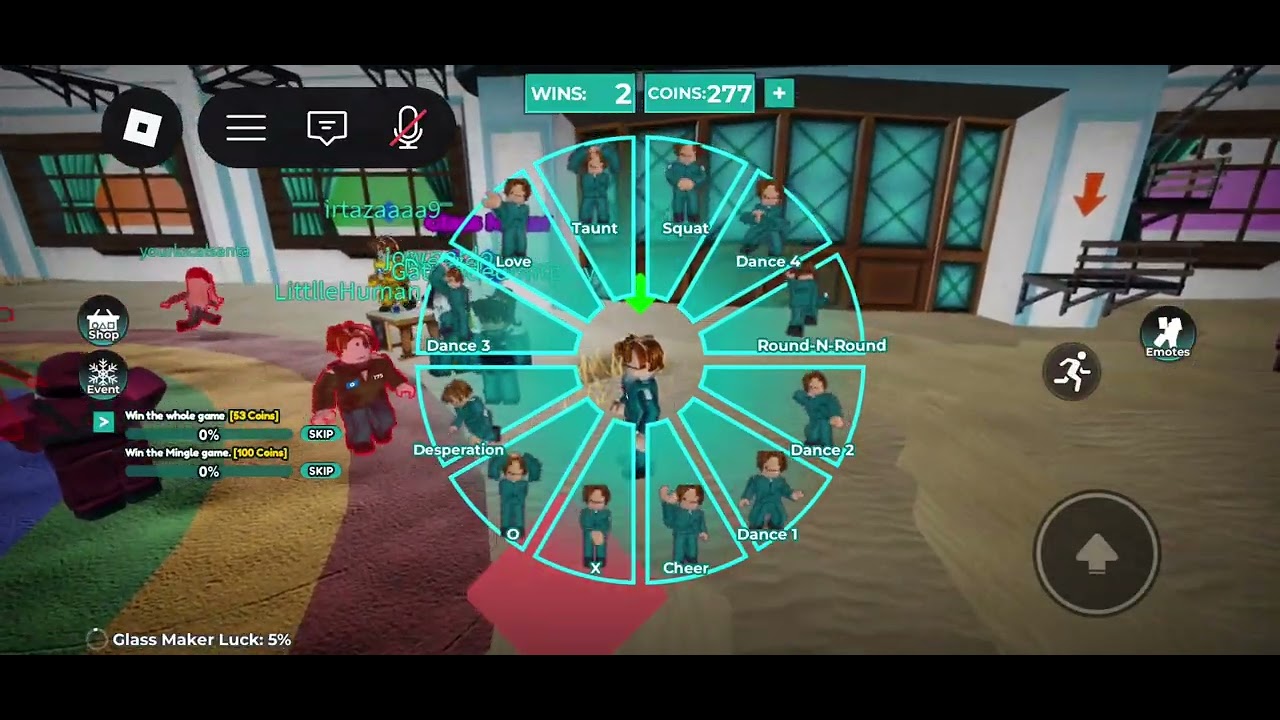Playing the ￼ squid games