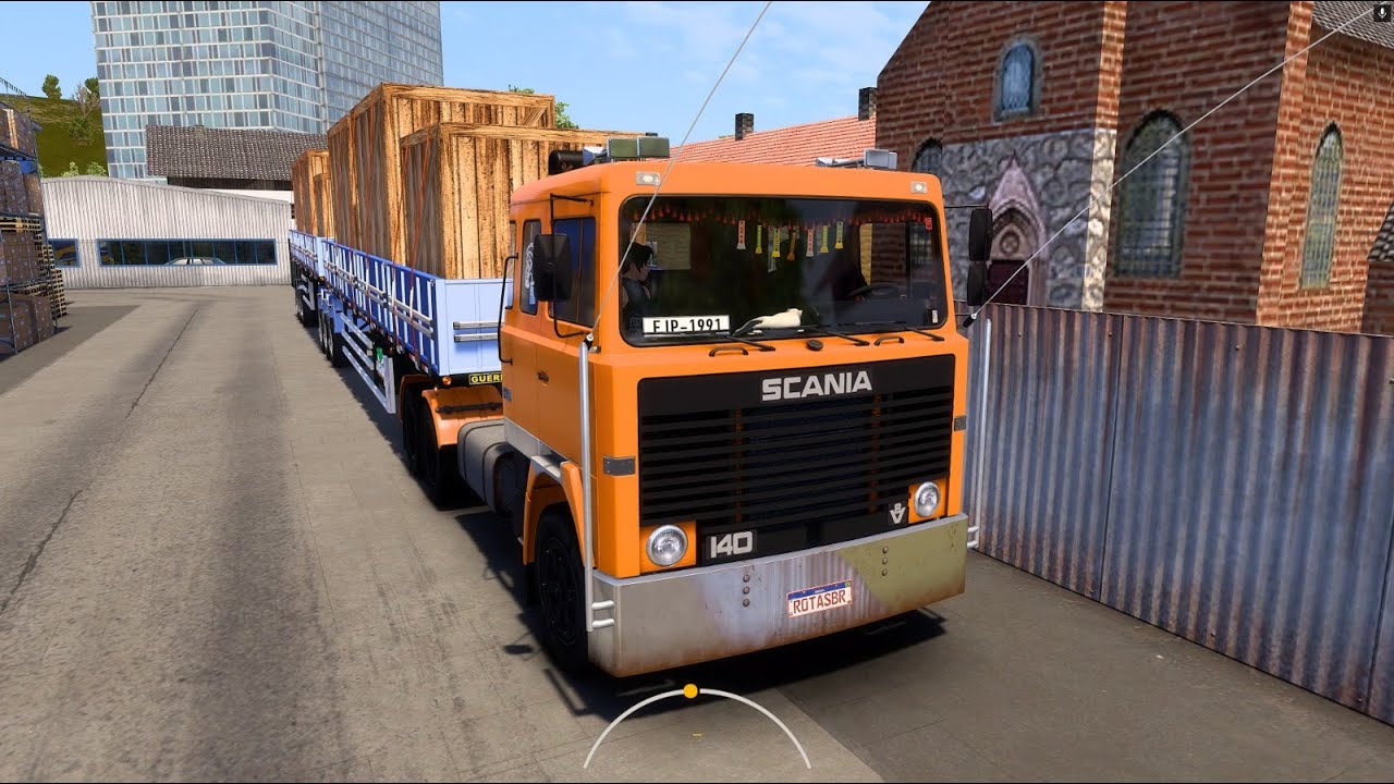Conduciendo Scania LK 140 CON 47  Toneladas