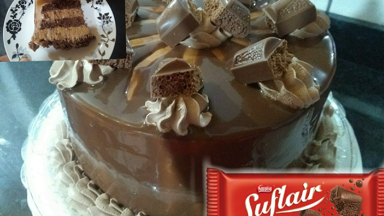 Bolo suflair / super fácil prático/BOLOS DE VITRINE
