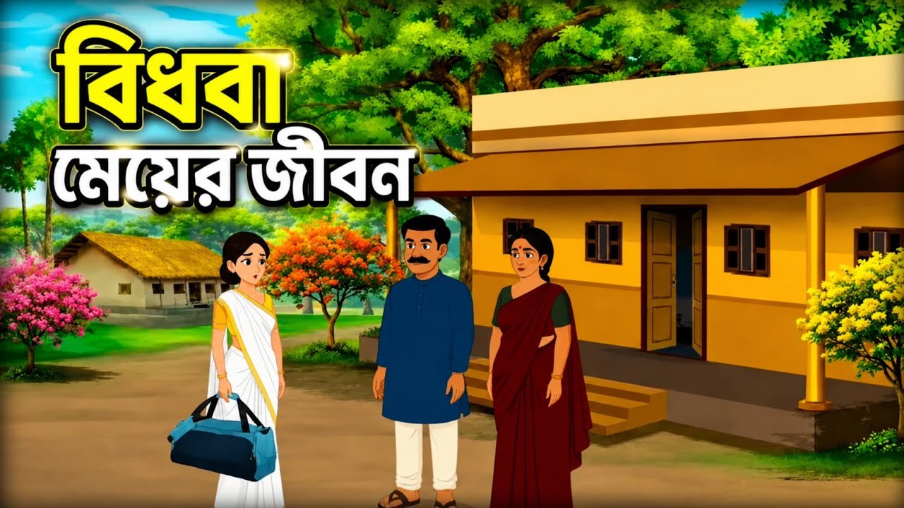 বিধবা মেয়ের সংসার | Bangla Cartoon | Moral Story | Thakumar Jhuli |