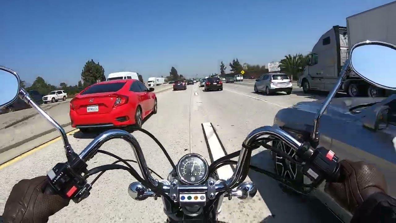 Virago 250 Ride Along - Pasadena to Dana Point (Non Edited)