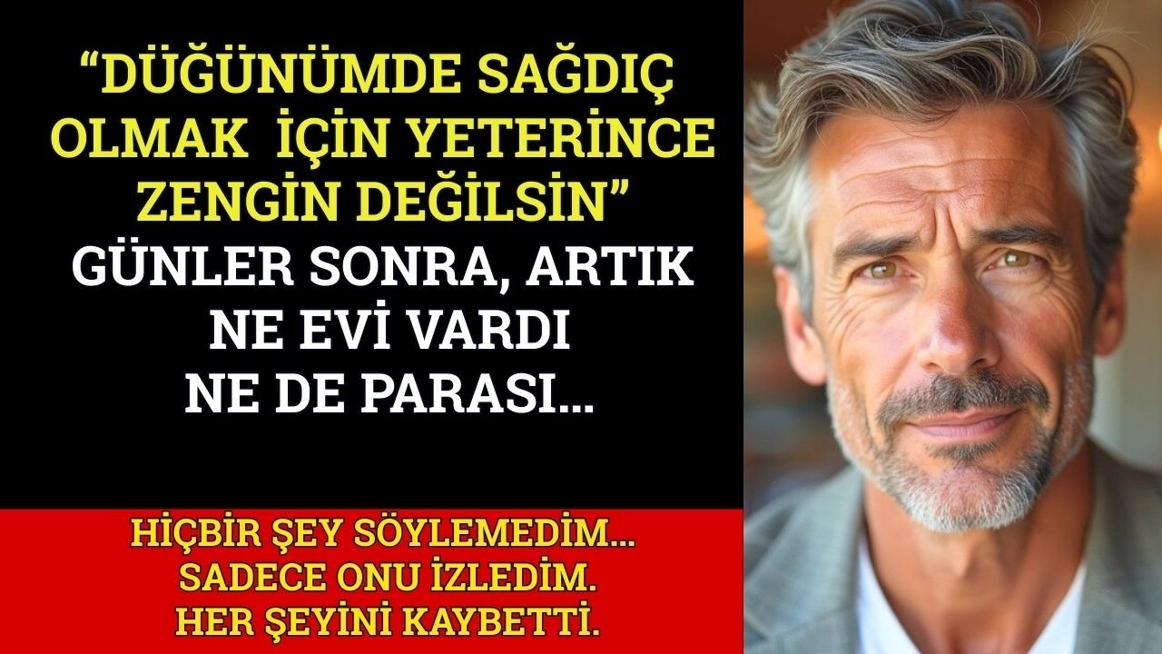 Görümcem Dedi Ki Düğününde Vaftiz Babası Olmam İçin Yeterince Zengin Değilim Bu Yüzden Erkek ...