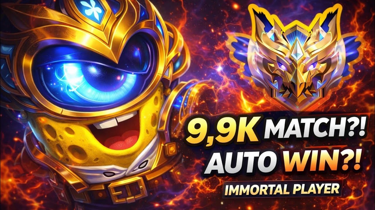 CYCLOPS 9,9K MATCH SOLO RANKED END SEASON | OPEN MABAR FREE & VIP #mobilelegends #mlbbcreatorcamp