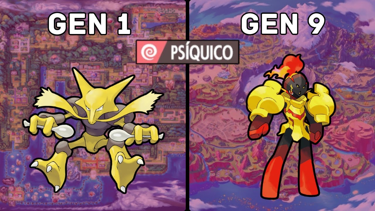 TOP 3 MEJORES POKÉMON TIPO PSÍQUICO DE CADA GENERACIÓN