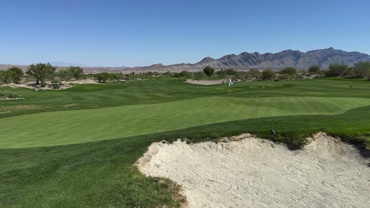 Coyote Springs Golf Club in Meopa Nevada - All 18 Holes in 5 Minutes