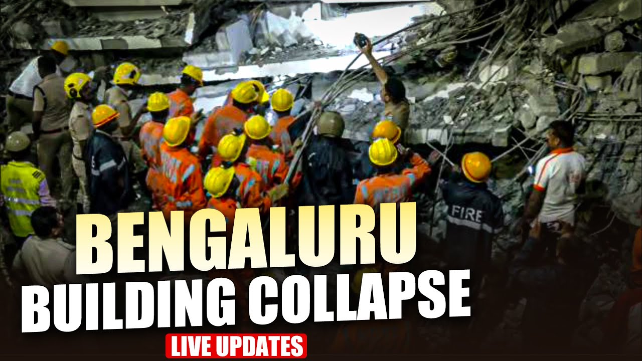 Bengaluru |Karnataka |Under Construction Building Collapses At Horamavu Agara Area | NDRF | Rescue