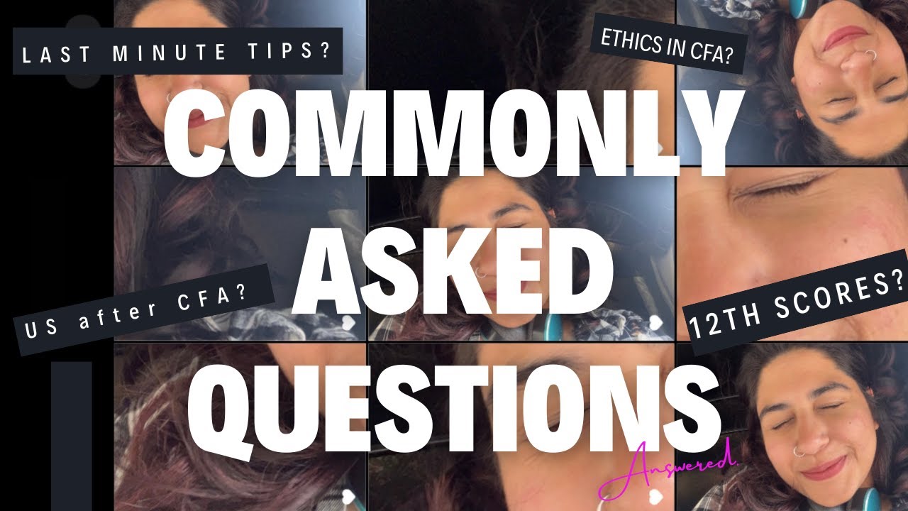 Channel Q&A! | Exams, Grades & CFA