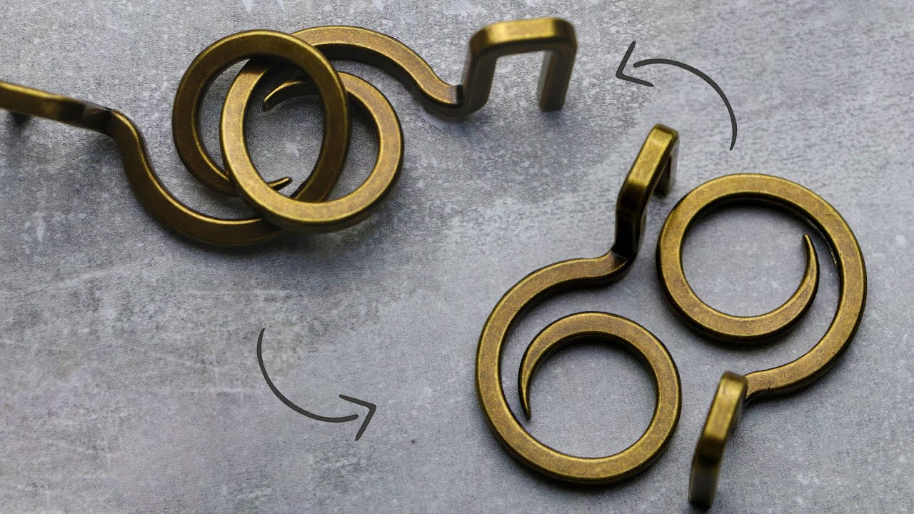 Solving the UNDERRATED Cast HOOK Puzzle - Level 2 Hanayama