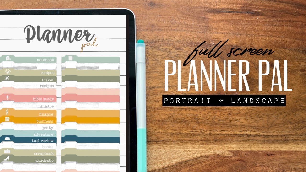 The BEST planner now available in FULL screen! 🤩 Ya’ll i am in LOVE!