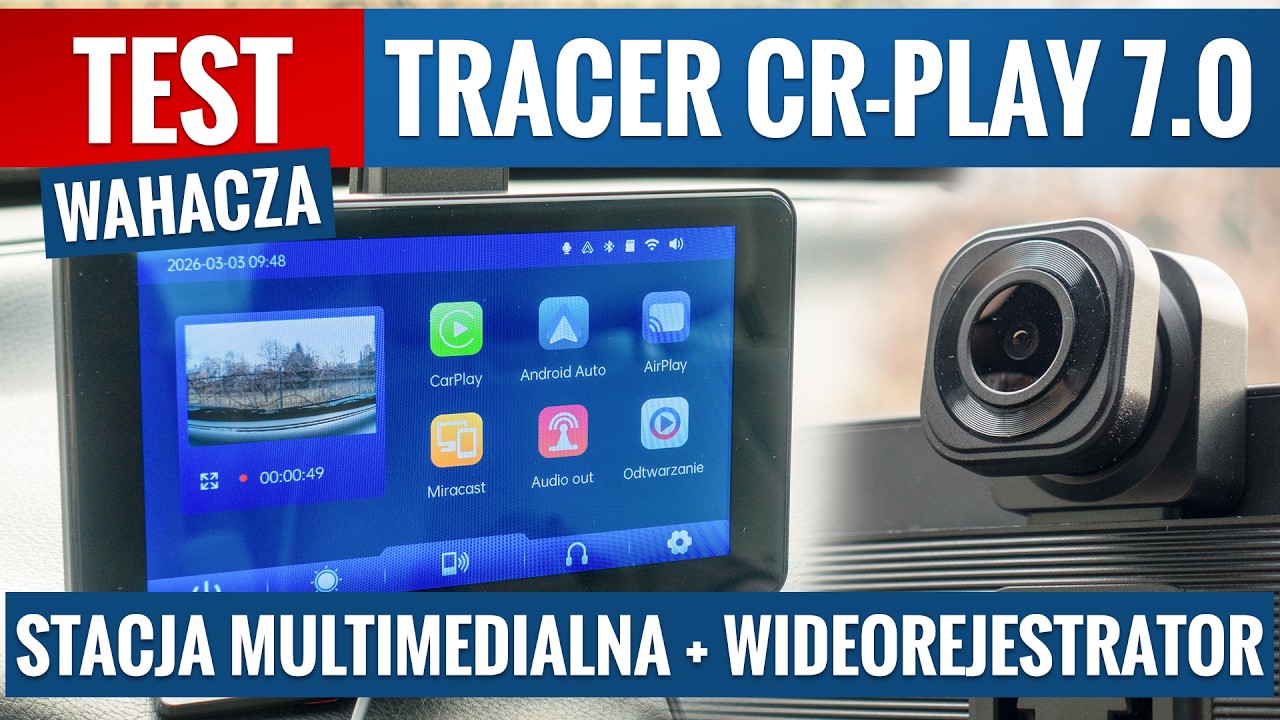 Tracer CR-Play 7.0 - TEST Stacja multimedialna do samochodu za mniej niż 300 zł