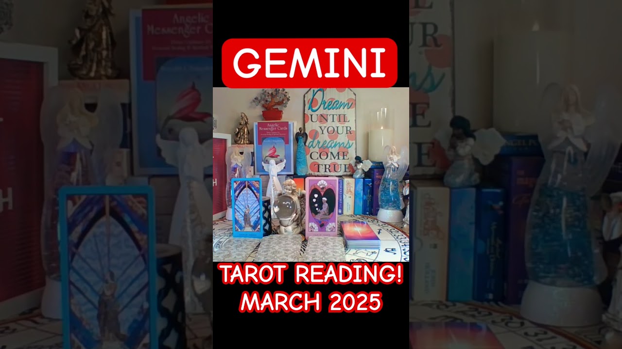 GEMINI TAROT READING! MARCH 2025 #gemini #tarot #shorts #trending #youtubeshorts #foryoupage #foryou