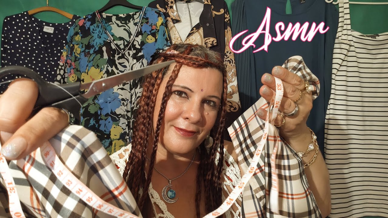 Kiváncsi varrónő #roleplay 🪡anyag/cérna/égszer hangok ASMR Magyar