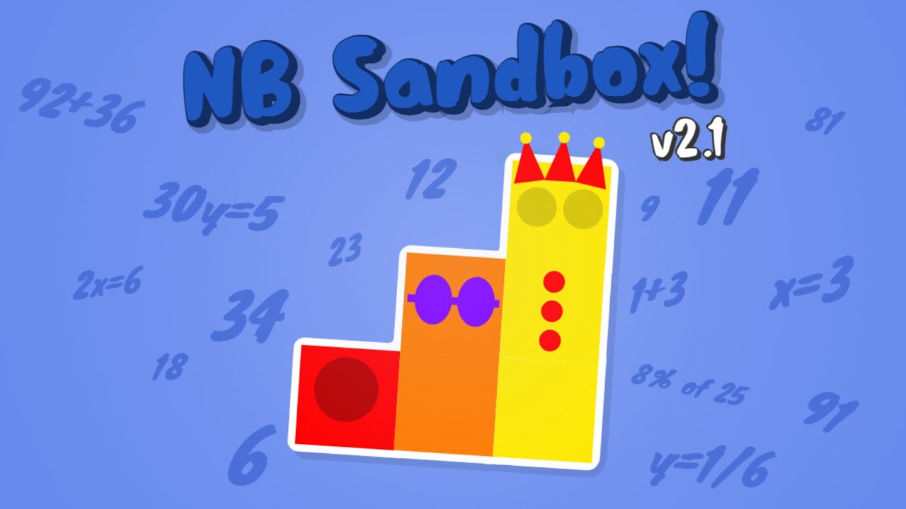 Numberblocks Sandbox Game v2.1 - Make your own Numberblock! (link in description!)