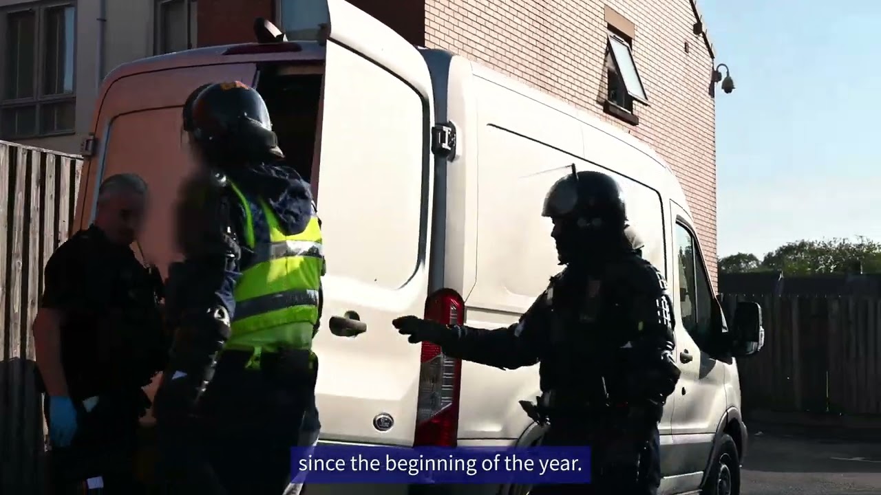 Officers arrest three men in Greater Manchester as part of an investigation into York Stone theft