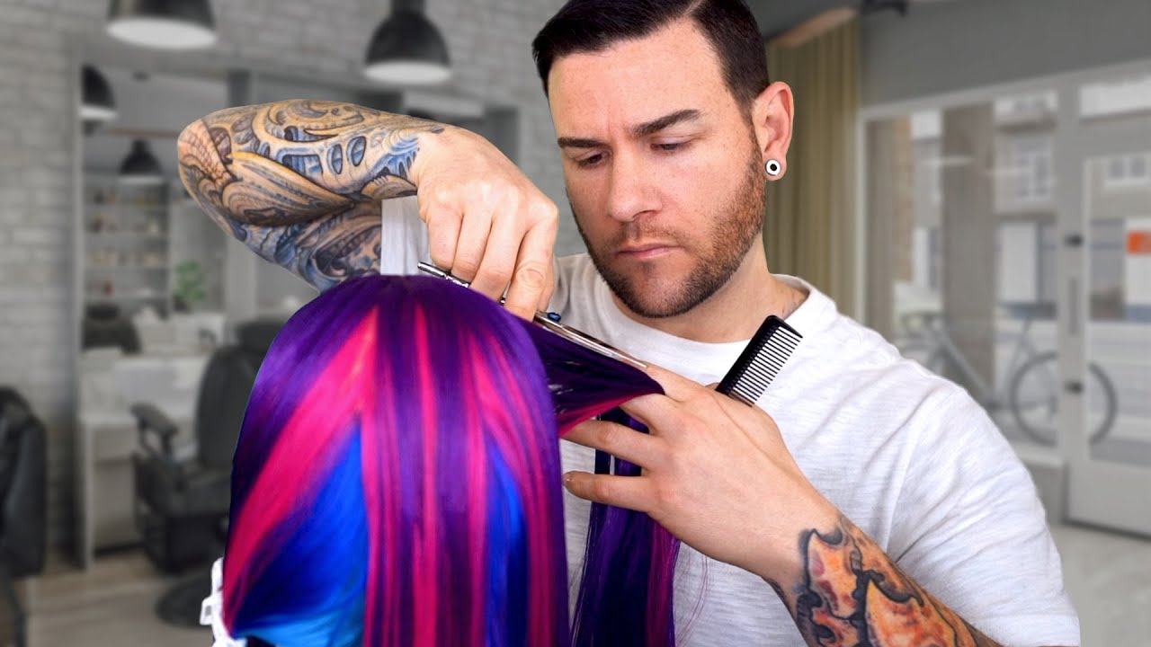 ASMR | Sleep-Inducing Hair Salon | Hairdresser Trim and Style | Male Soft Spoken Voice