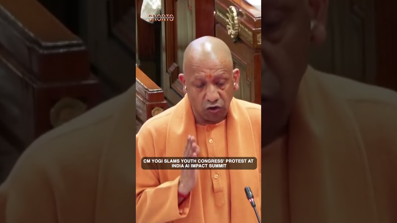 CM YOGI SLAMS YOUTH CONGRESS' PROTEST AT INDIA AI IMPACT SUMMIT