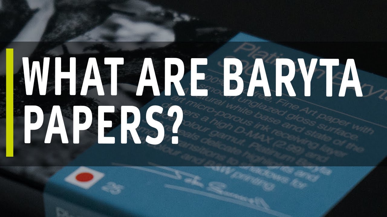 What is Baryta Paper and Why should we be using it? - Fotospeed | Paper for Fine Art & Photography