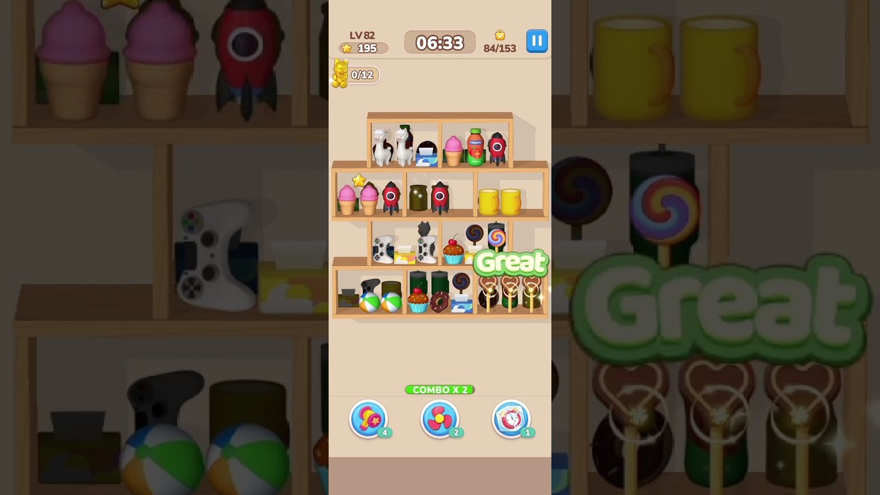 Goods Triple Match: 3D Sort 81, 82