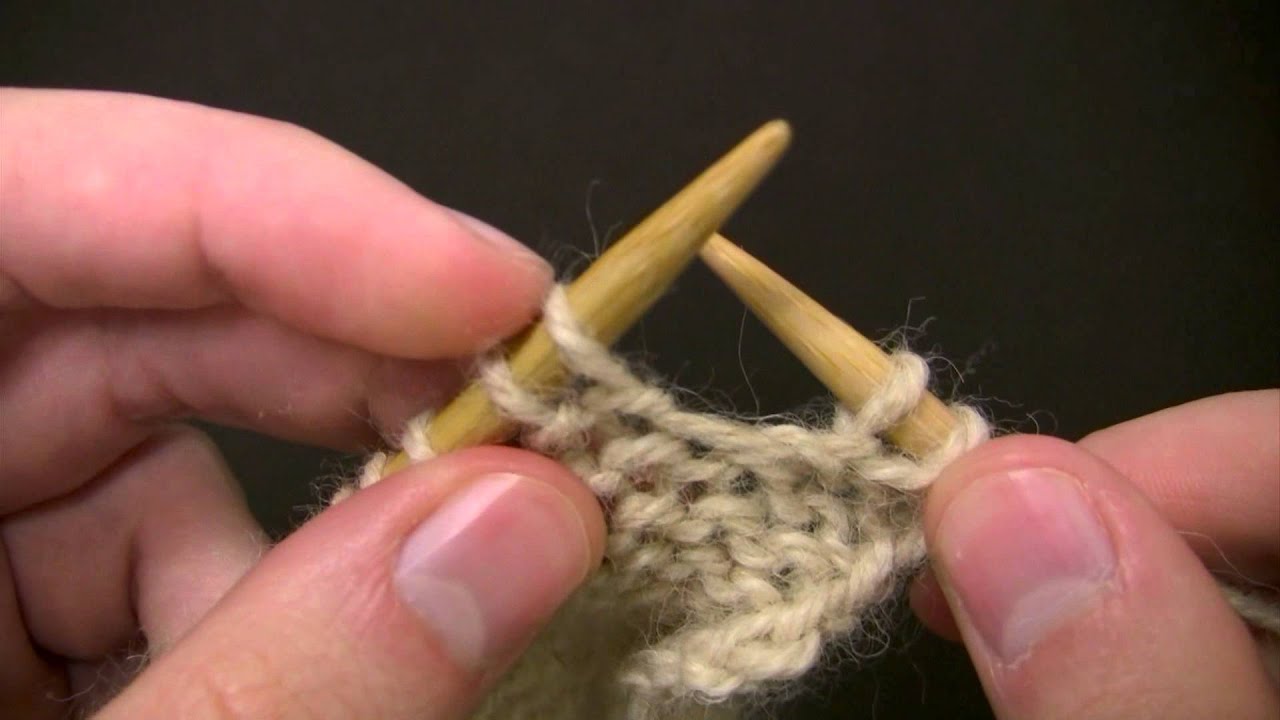Purl Stitch - English Style
