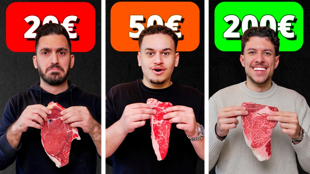 20&euro; vs 200&euro; Steaks