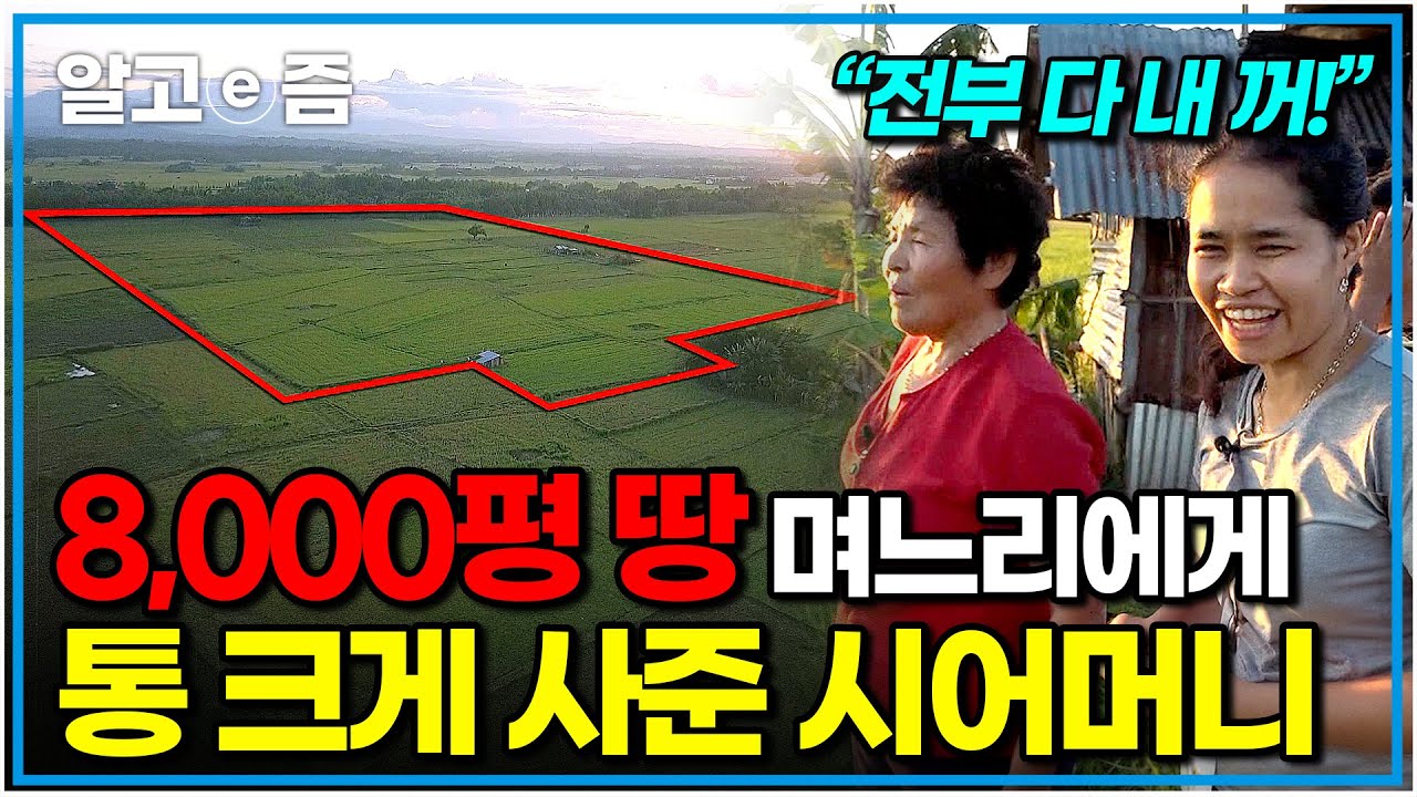 필리핀 며느리 돈 걱정 없이 살라고 축구장 3개 크기의 땅을 턱 사준 한국 시어머니｜다문화 고부열전｜알고e즘