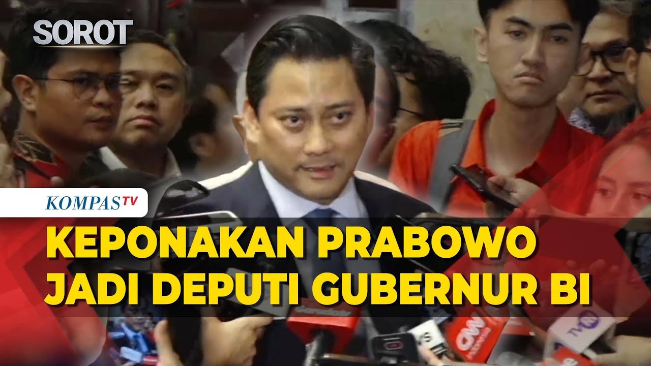 Thomas Djiwandono Resmi Terpilih Jadi Deputi Gubernur Bank Indonesia