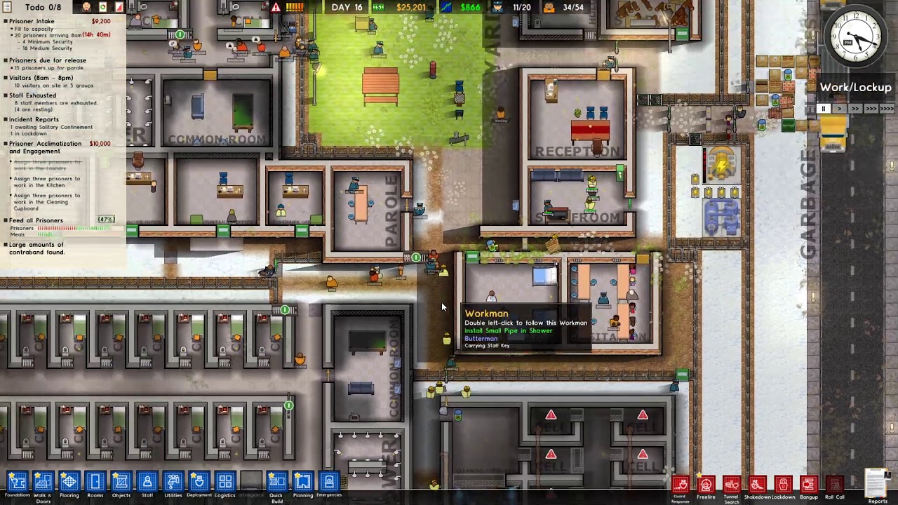 SovietWomble Livestream of Prison Architect (Part 3) - 3/02/21 - Morning