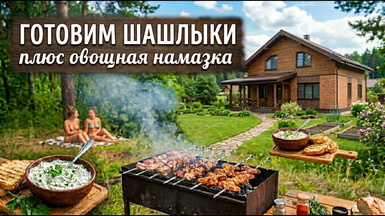 Perfect shashlik and crispy grilled wings! + Secret spring spread ☀️🍖 Odessa Lipovan